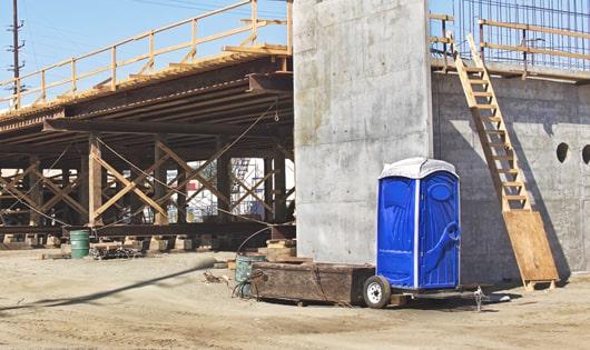 job site hygiene is prioritized with these portable restrooms in place